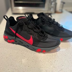 Nike React Element 55 Solar Red Size 10.5 Men
